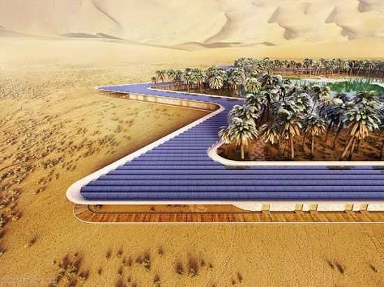image ساخت پارک سر سبز و آبی در بیابان قطر همراه با عکس