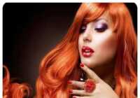 image آموزش نحوه آرایش شیک برای خانم های مو قرمز