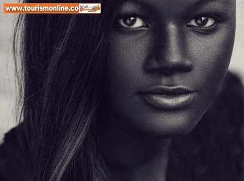 image عکس های دیدنی از سیاه پوست ترین دختر دنیا