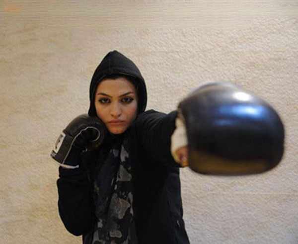 image تصاویر دیدنی از اولین زن بوکسور ایرانی