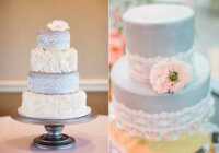 image مدل های جدید و زیبای کیک های عروسی با رنگ آبی سفید