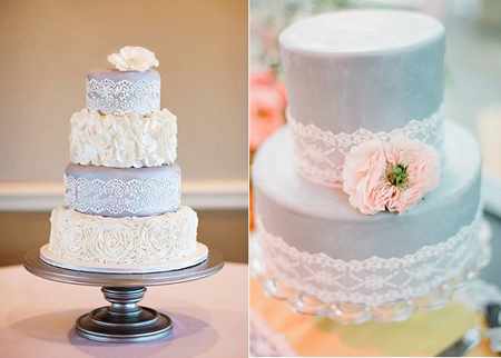image مدل های جدید و زیبای کیک های عروسی با رنگ آبی سفید