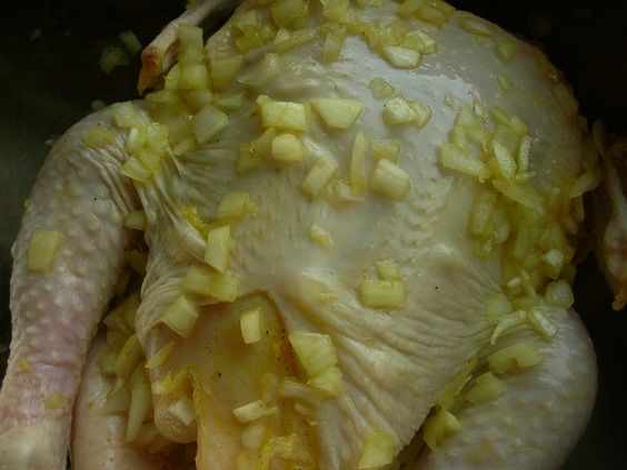 image آموزش تهیه مرغ شکم پر مرحله ای و با عکس