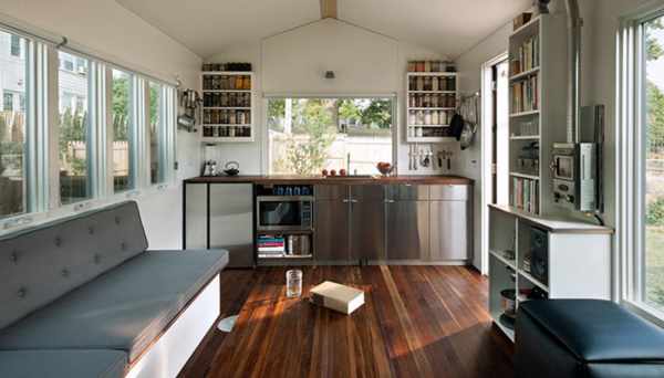 image طراحی خانه ای کوچک با تمام امکانات زندگی و مدرن