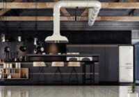 image طراحی آشپزخانه با رنگ تیره در منزل چه شکلی می شود