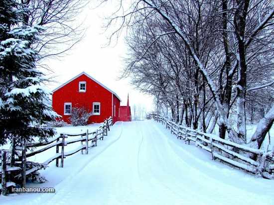image مجموعه عکس های زیبای فصل زمستان و آدم برفی