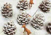 image آموزش درست کردن کاج های شکلاتی برفی برای مهمانی کریسمس