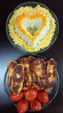 image ایده های جالب تزیین برنج برای سفره مهمانی