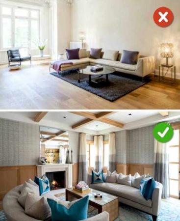 image آموزش تصویری بهترین چیدمان ها برای اتاق و پذیرایی خانه