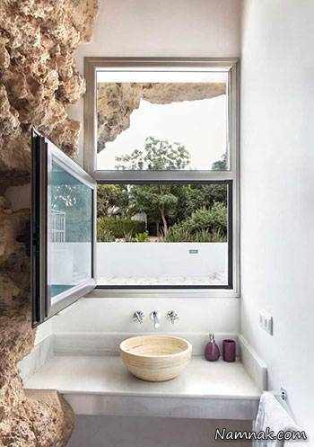 image عکس های دیدنی از ساخت ترکیبی خانه امروزی با سنگ های کوه