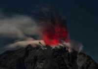 image عکسی زیبا از کوه آتشفشان سینابانگ اندونزی