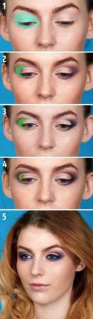 image آموزش عکس به عکس آرایش چشم به چهار مدل معروف زنانه