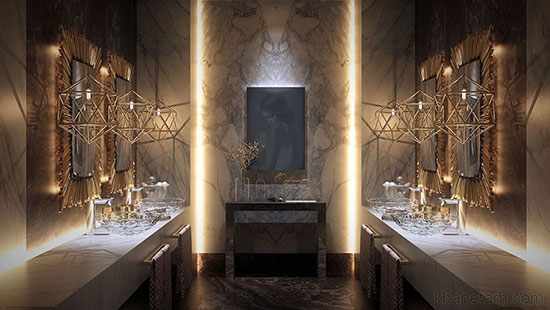 image ایده های مدرن برای طراحی دکور حمام