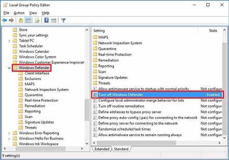 image چطور در ویندوز ۱۰ گزینه windows defender را غیر فعال کنید