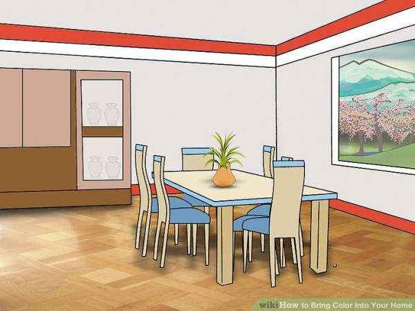 image چطور خانه خود را با رنگ های شاد و گرم دکور کنید