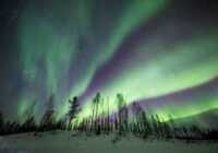 image تصویری از زیبایی های آسمان و نورشمالگان در فنلاند