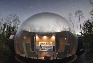 image عکس و توضیحات خواندنی از هتل های حبابی جنگل های ایرلند
