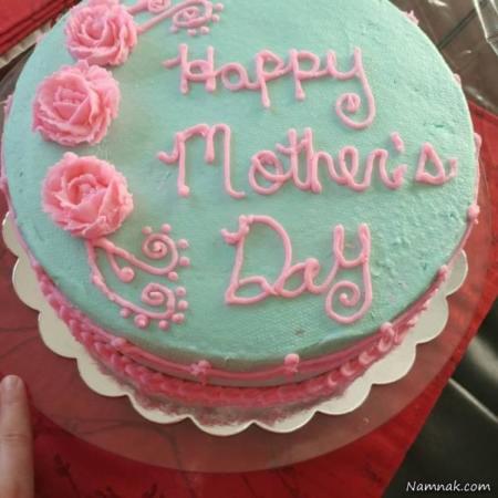 image ایده های خلاقانه تزیین کیک تبریک روز مادر