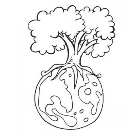 image ایده های جالب نقاشی با موضوع درختکاری برای مدرسه