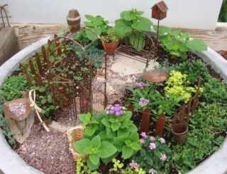 image ایده های جدید شیک برای تزیین باغچه کوچک